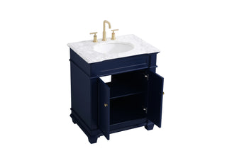 Wesley Bathroom Vanity Set in Blue