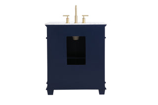 Wesley Bathroom Vanity Set in Blue
