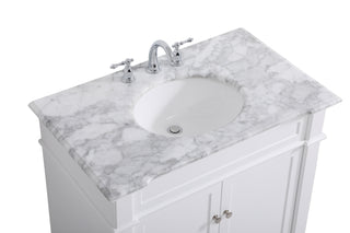 Wesley Bathroom Vanity Set in White