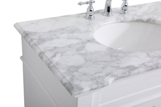 Wesley Bathroom Vanity Set in White