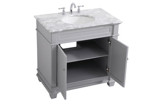 Wesley Bathroom Vanity Set in Grey