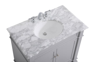 Wesley Bathroom Vanity Set in Grey