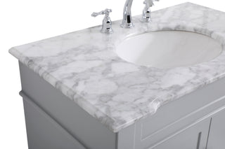 Wesley Bathroom Vanity Set in Grey