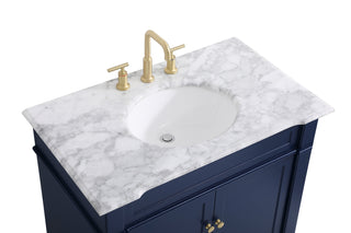Wesley Bathroom Vanity Set in Blue