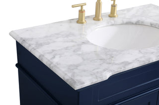 Wesley Bathroom Vanity Set in Blue