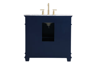 Wesley Bathroom Vanity Set in Blue