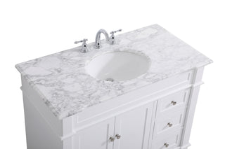 Wesley Bathroom Vanity Set in White