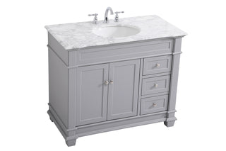 Wesley Bathroom Vanity Set in Grey