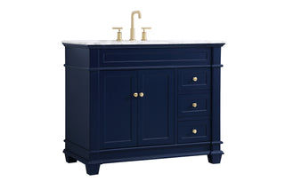Wesley Bathroom Vanity Set in Blue