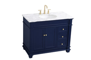 Wesley Bathroom Vanity Set in Blue