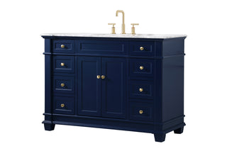 Wesley Bathroom Vanity Set in Blue