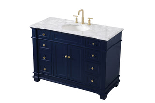 Wesley Bathroom Vanity Set in Blue