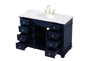 Wesley Bathroom Vanity Set in Blue