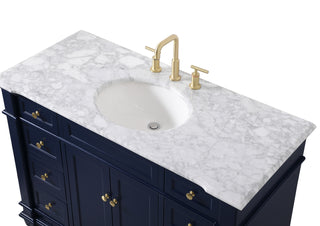 Wesley Bathroom Vanity Set in Blue
