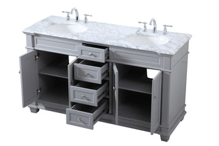 Wesley Bathroom Vanity Set in Grey