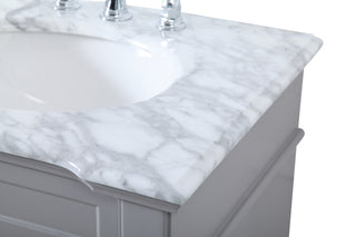 Wesley Bathroom Vanity Set in Grey