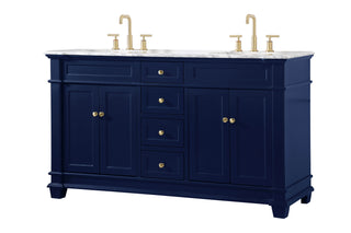 Wesley Bathroom Vanity Set in Blue
