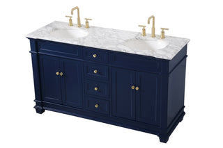 Wesley Bathroom Vanity Set in Blue