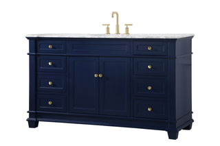 Wesley Bathroom Vanity Set in Blue