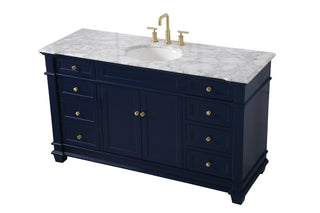 Wesley Bathroom Vanity Set in Blue