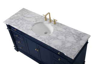 Wesley Bathroom Vanity Set in Blue