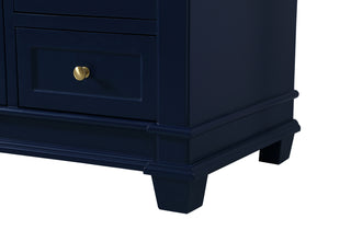 Wesley Bathroom Vanity Set in Blue