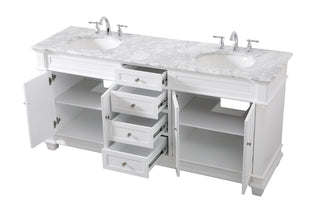Wesley Bathroom Vanity Set in White