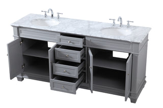 Wesley Bathroom Vanity Set in Grey