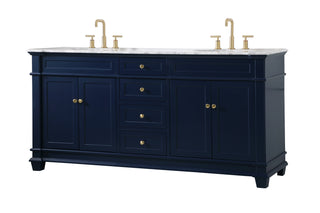 Wesley Bathroom Vanity Set in Blue