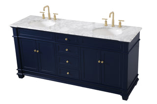 Wesley Bathroom Vanity Set in Blue