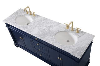Wesley Bathroom Vanity Set in Blue