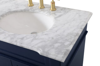 Wesley Bathroom Vanity Set in Blue