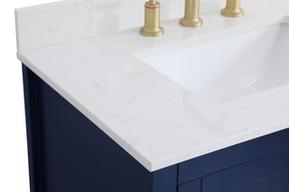 Aubrey Bathroom Vanity Set in Blue