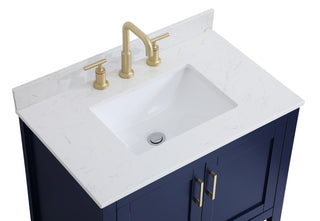 Aubrey Bathroom Vanity Set in Blue