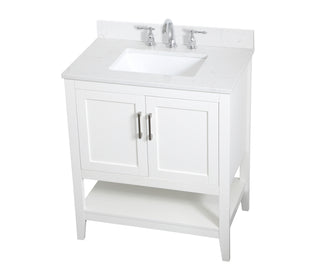 Aubrey Bathroom Vanity Set in White