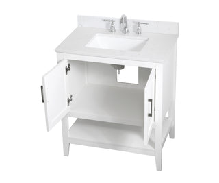 Aubrey Bathroom Vanity Set in White