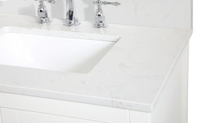Aubrey Bathroom Vanity Set in White