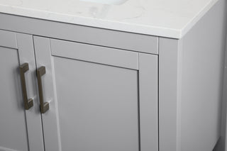Aubrey Bathroom Vanity Set in Grey