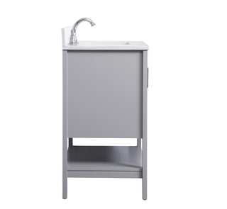 Aubrey Bathroom Vanity Set in Grey