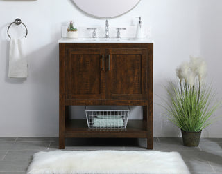 Aubrey Bathroom Vanity Set in Expresso