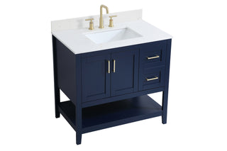 Aubrey Bathroom Vanity Set in Blue