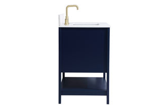 Aubrey Bathroom Vanity Set in Blue