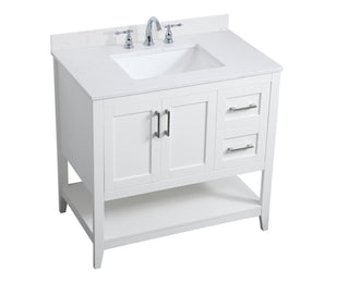 Aubrey Bathroom Vanity Set in White
