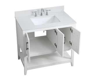 Aubrey Bathroom Vanity Set in White