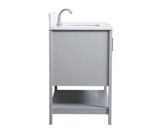 Aubrey Bathroom Vanity Set in Grey