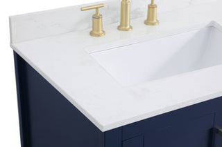 Aubrey Bathroom Vanity Set in Blue