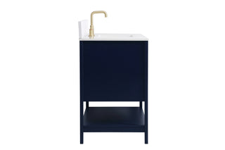 Aubrey Bathroom Vanity Set in Blue