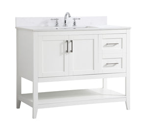 Aubrey Bathroom Vanity Set in White