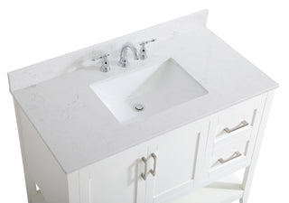 Aubrey Bathroom Vanity Set in White