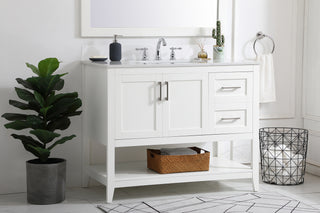 Aubrey Bathroom Vanity Set in White